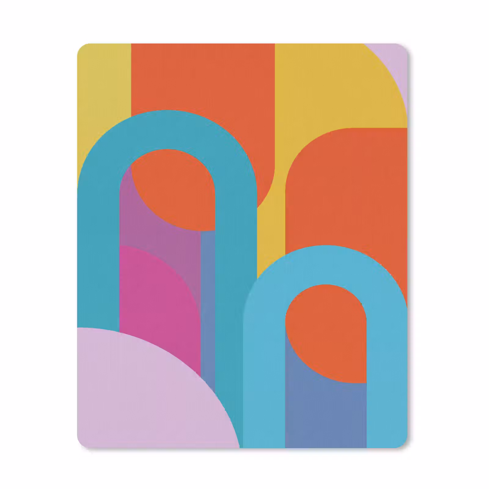 Muismat - Abstract - Geometrie - Kleurrijk - Modern - Kunst — 1