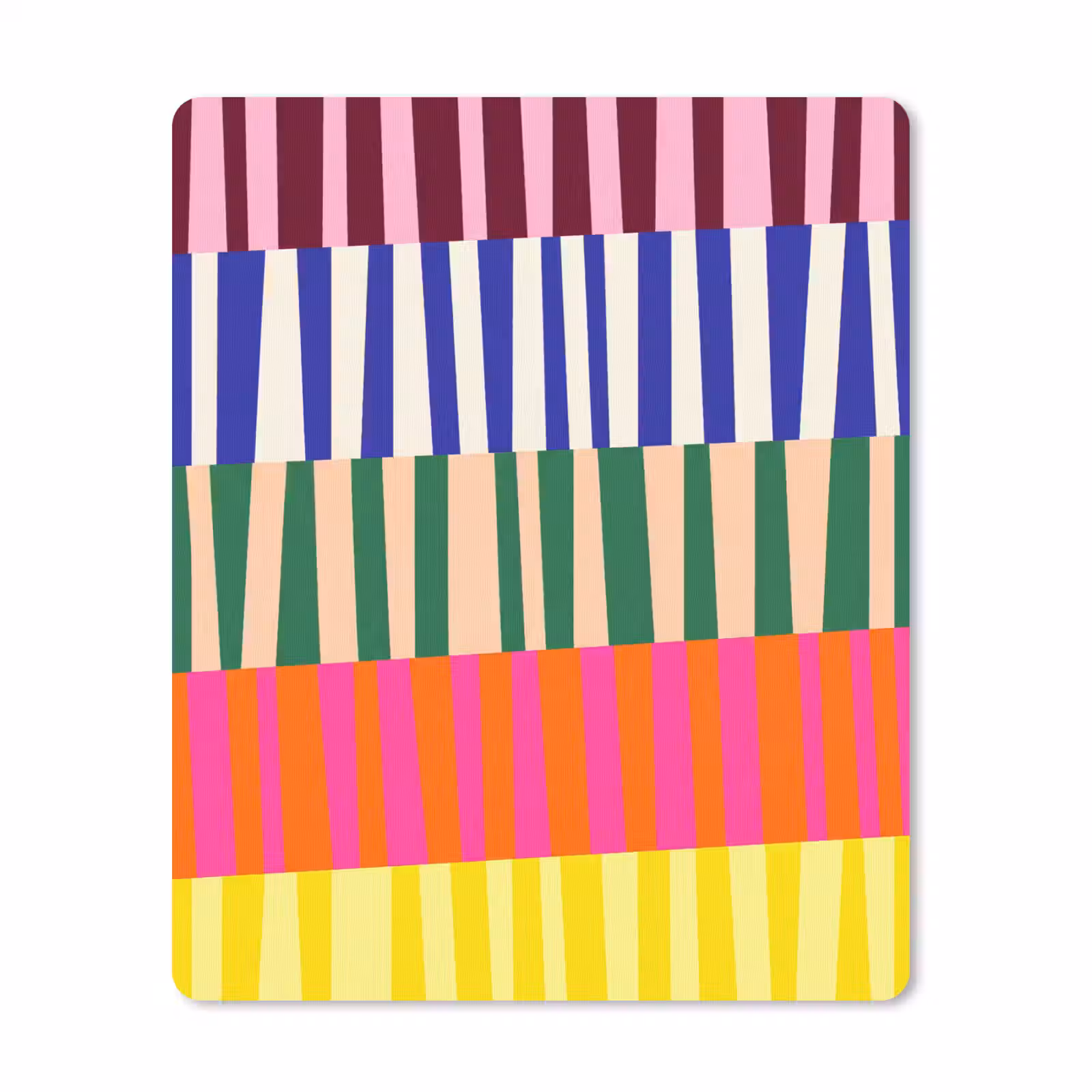 Muismat - Patroon - Strepen - Abstract - Modern - Kleurrijk — 1