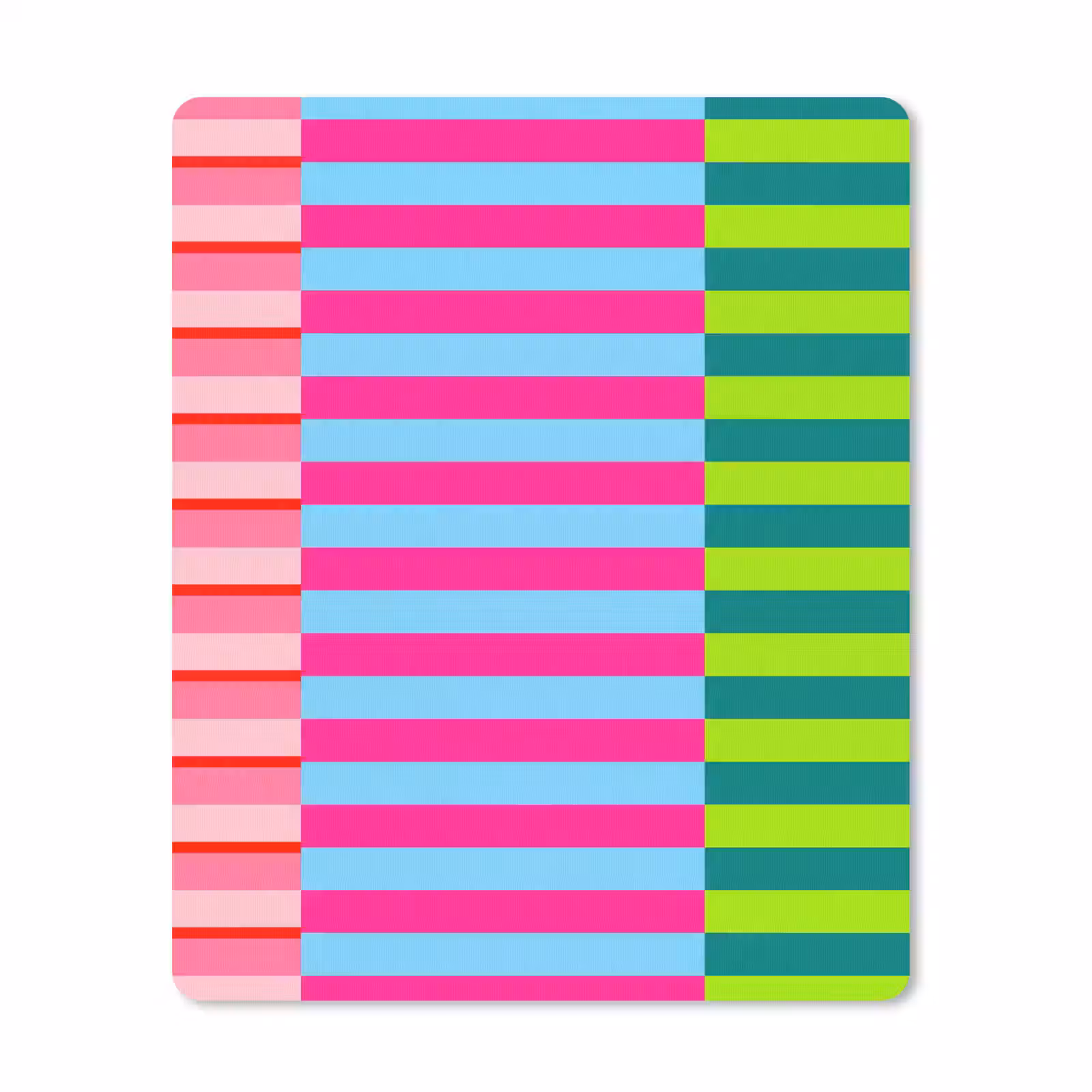 Muismat - Patroon - Strepen - Modern - Abstract - Kleurrijk — 1