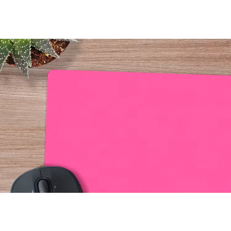 Muismat - Abstract - Geometrisch - Kleurblokken - Roze - Oranje — 5