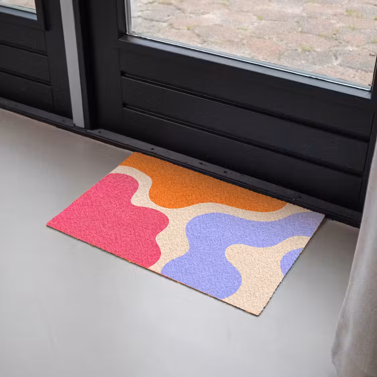 Deurmat - Abstract - Organische vormen - Design - Modern - Kleurrijk — 2