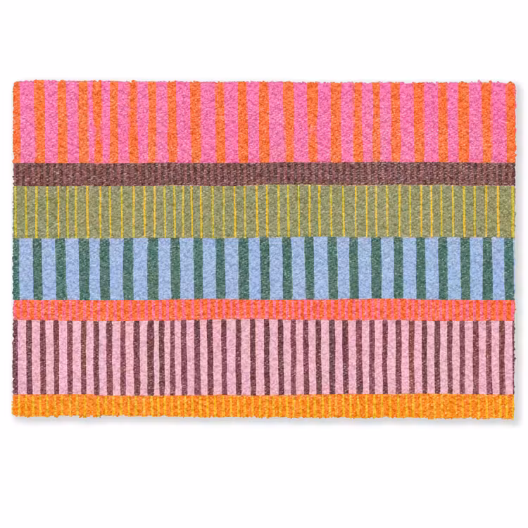 Deurmat - Abstract - Strepen - Modern - Kleurrijk - Kunst — 1
