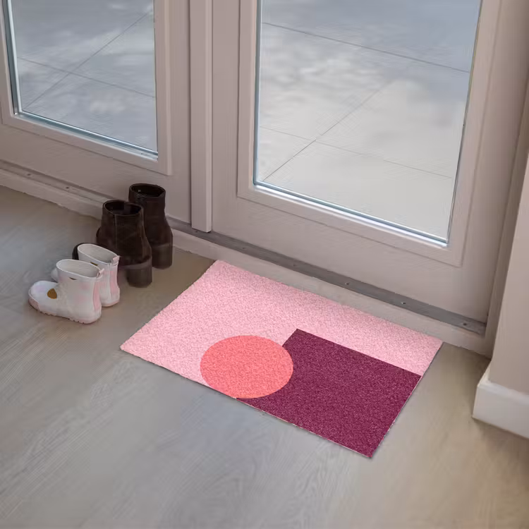Deurmat - Abstract - Vormen - Roze - Modern - Design — 8