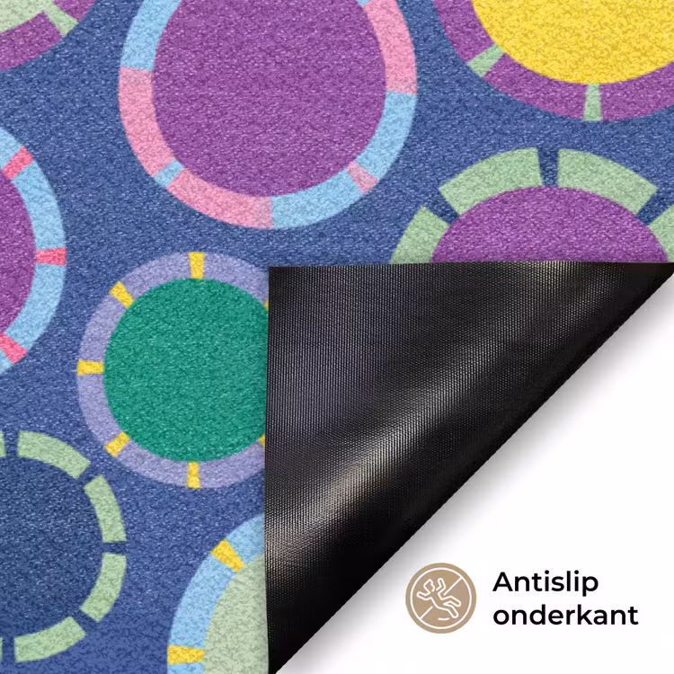 Deurmat - Patroon - Cirkels - Abstract - Kleurrijk — 6
