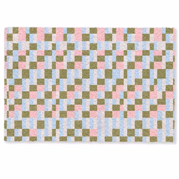 Deurmat - Patroon - Geometrisch - Abstract - Kleurrijk - Modern — 1