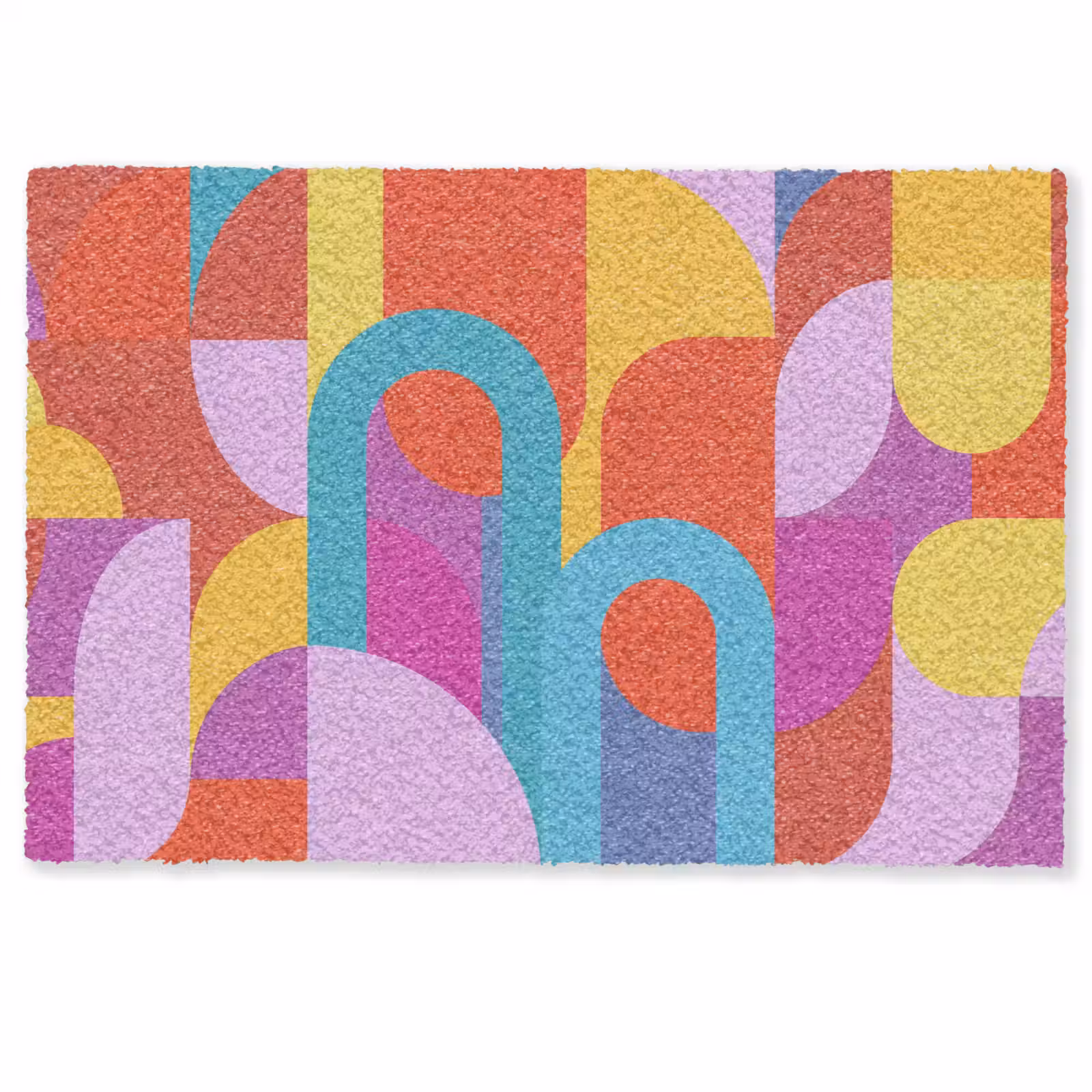 Deurmat - Abstract - Geometrie - Kleurrijk - Modern - Kunst — 1