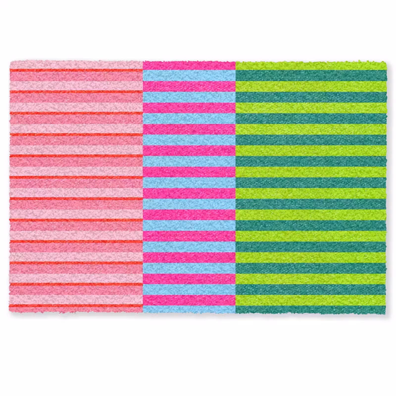 Deurmat - Patroon - Strepen - Modern - Abstract - Kleurrijk — 1