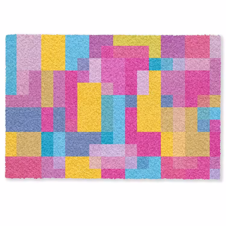 Deurmat - Abstract - Geometrisch - Kunst - Kleurrijk - Modern — 1