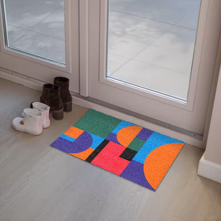 Deurmat - Geometrisch - Abstract - Vormen - Kleurrijk - Modern — 8