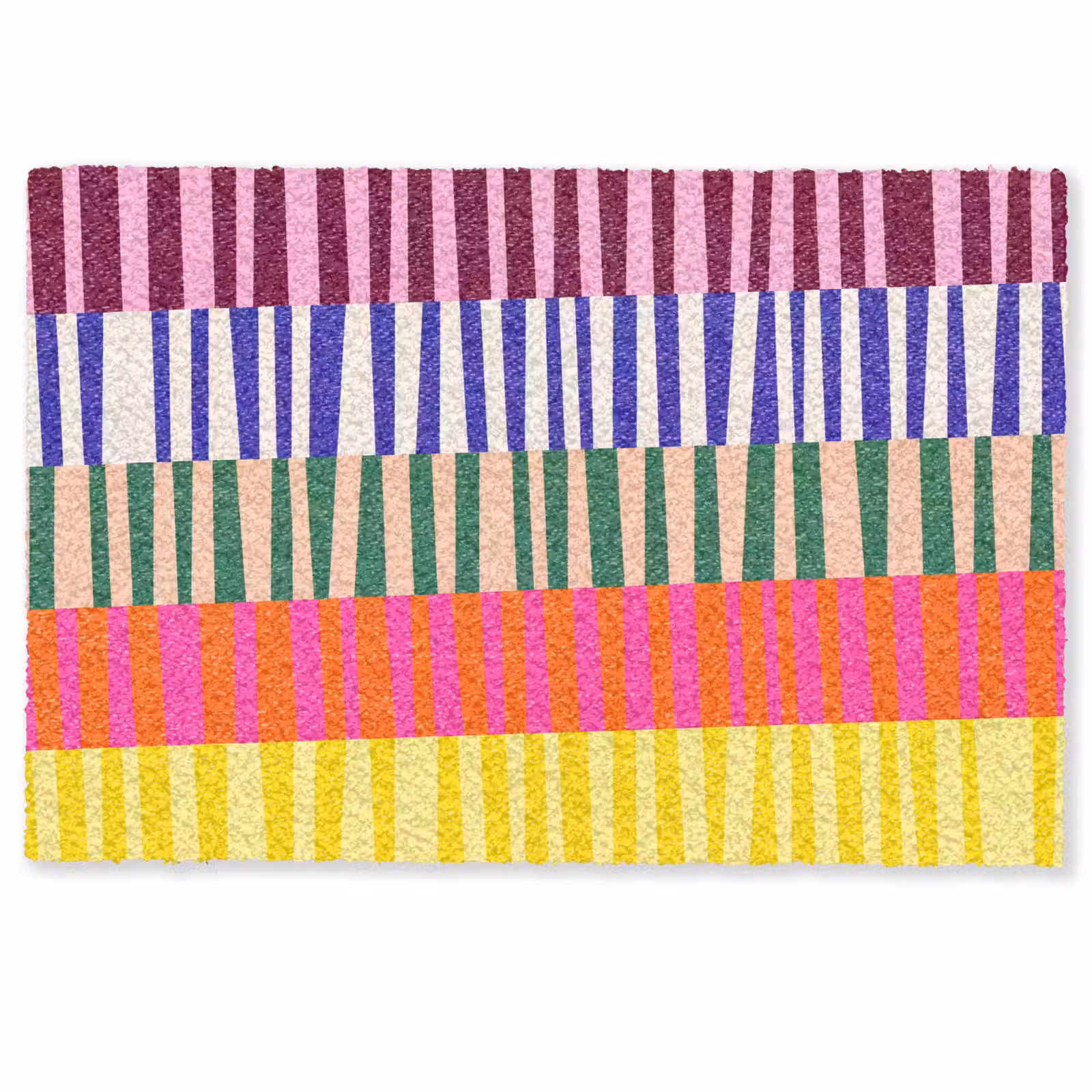 Deurmat - Patroon - Strepen - Abstract - Modern - Kleurrijk — 1