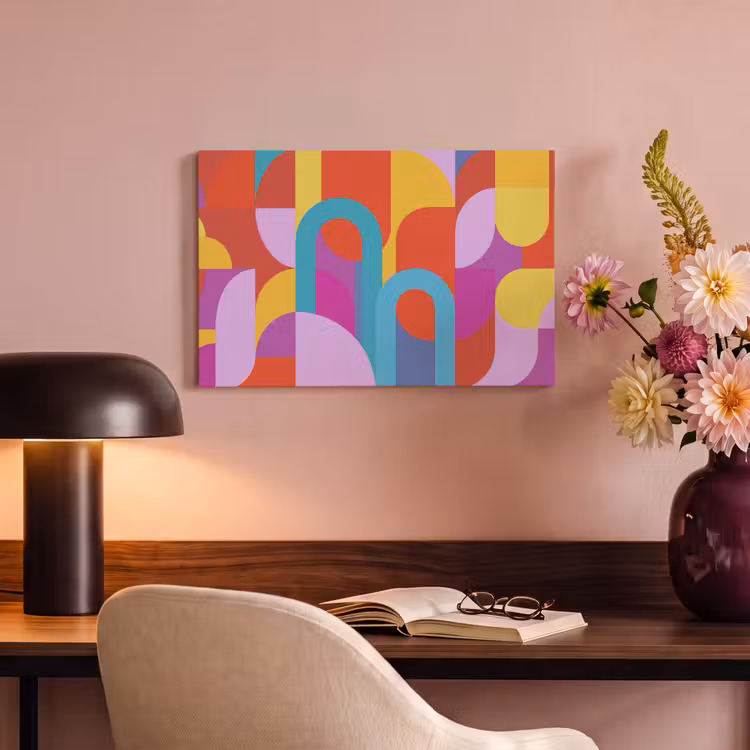 Canvas schilderij - Abstract - Geometrie - Kleurrijk - Modern - Kunst — 3