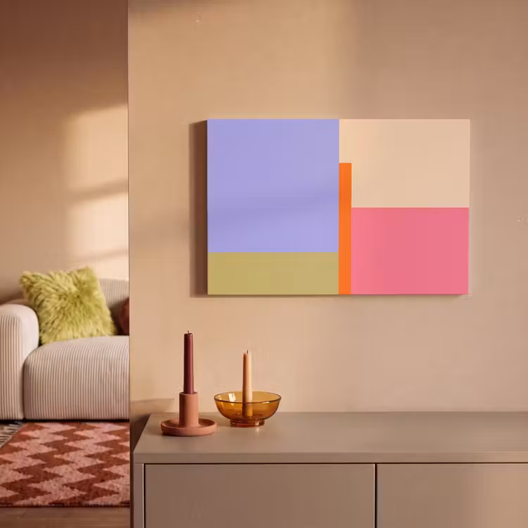 Canvas schilderij - Abstract - Geometrie - Kunst - Modern - Kleurrijk — 1