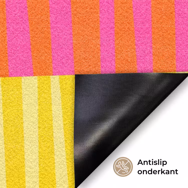 Deurmat - Patroon - Strepen - Abstract - Modern - Kleurrijk — 6