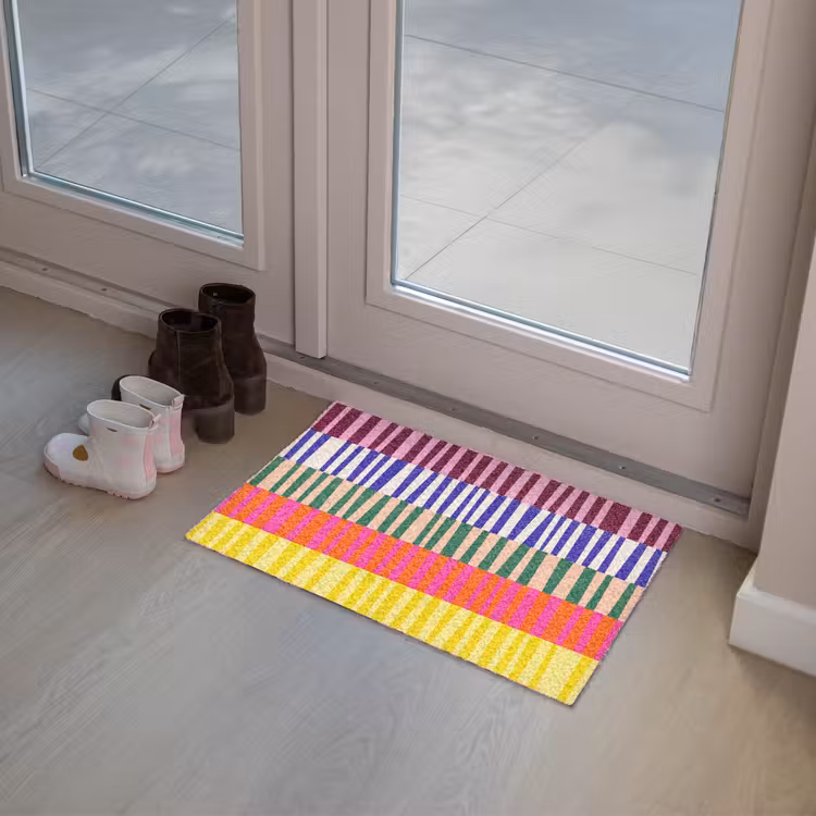 Deurmat - Patroon - Strepen - Abstract - Modern - Kleurrijk — 8