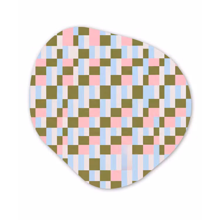 Organisch schilderij glas - Patroon - Geometrisch - Abstract - Kleurrijk - Modern — 1