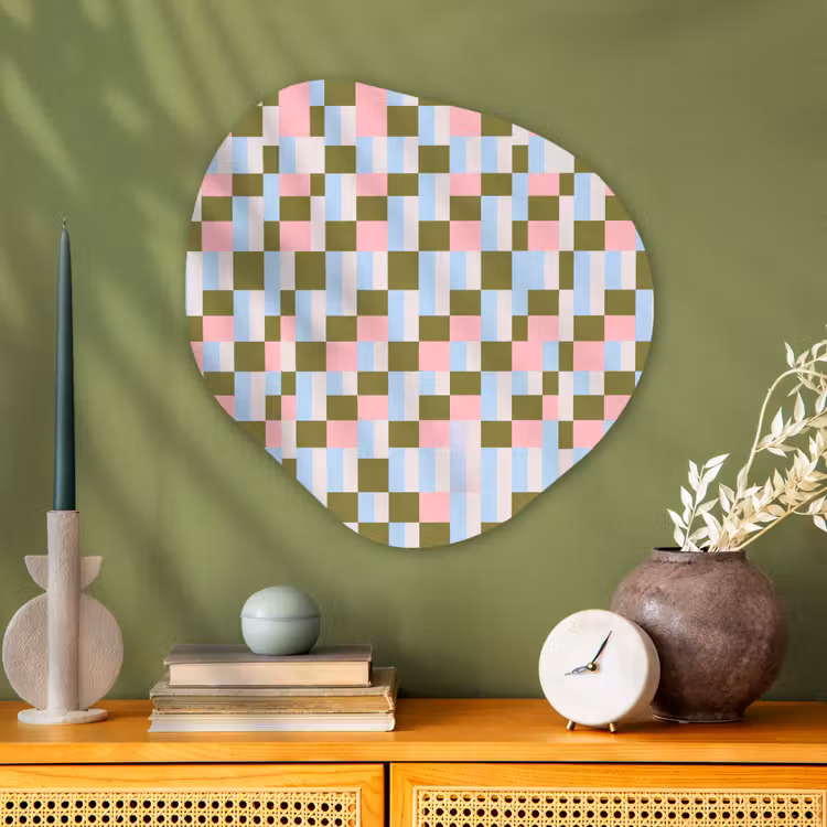 Organisch schilderij glas - Patroon - Geometrisch - Abstract - Kleurrijk - Modern — 2