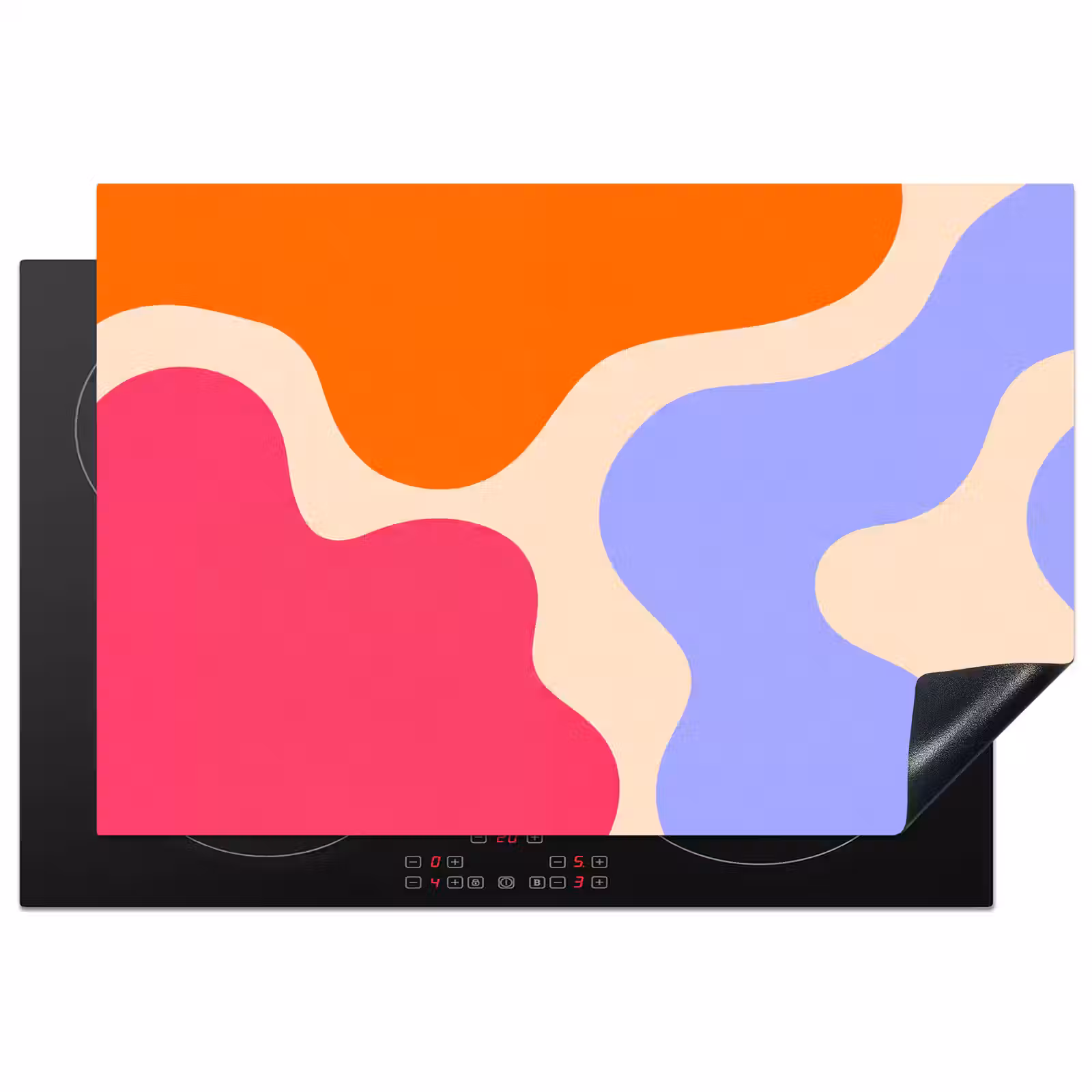 Inductiebeschermer - Abstract - Organische vormen - Design - Modern - Kleurrijk — 1