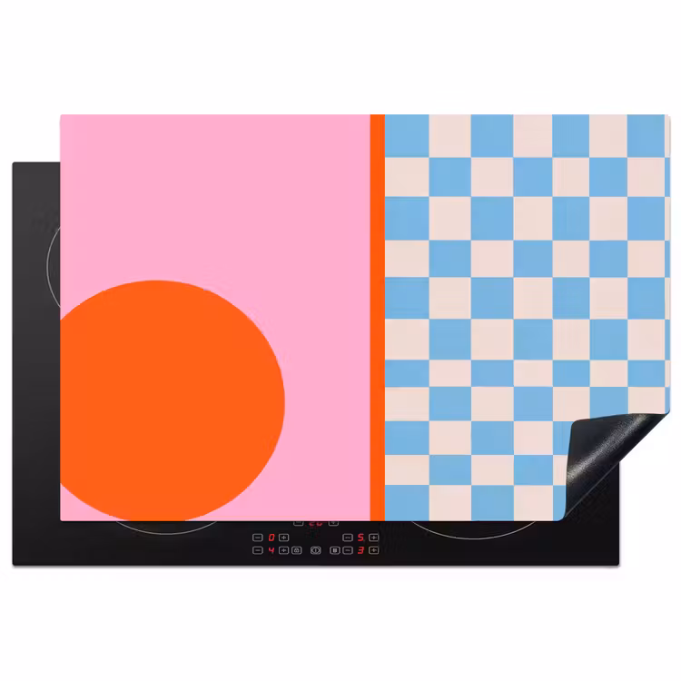Inductiebeschermer - Abstract - Vormen - Geometrisch - Modern - Kleurrijk — 1