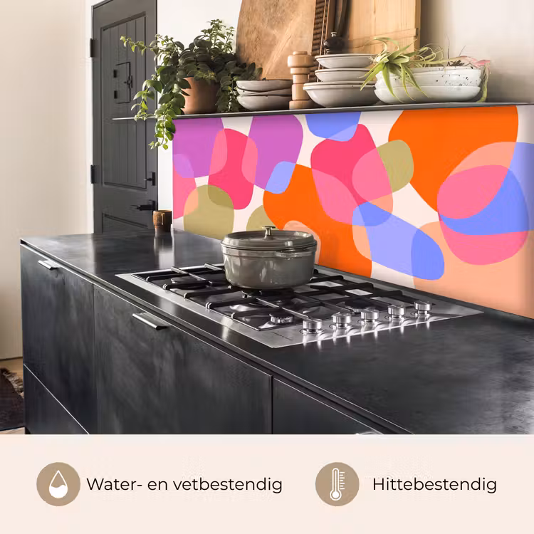 Keuken achterwand - Abstract - Vormen - Modern - Kleurrijk — 5