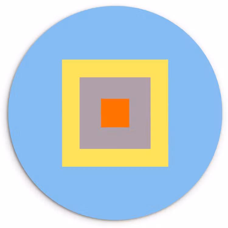 Muurcirkel - Abstract - Geometrisch - Kleurrijk - Modern - Vormen — 1