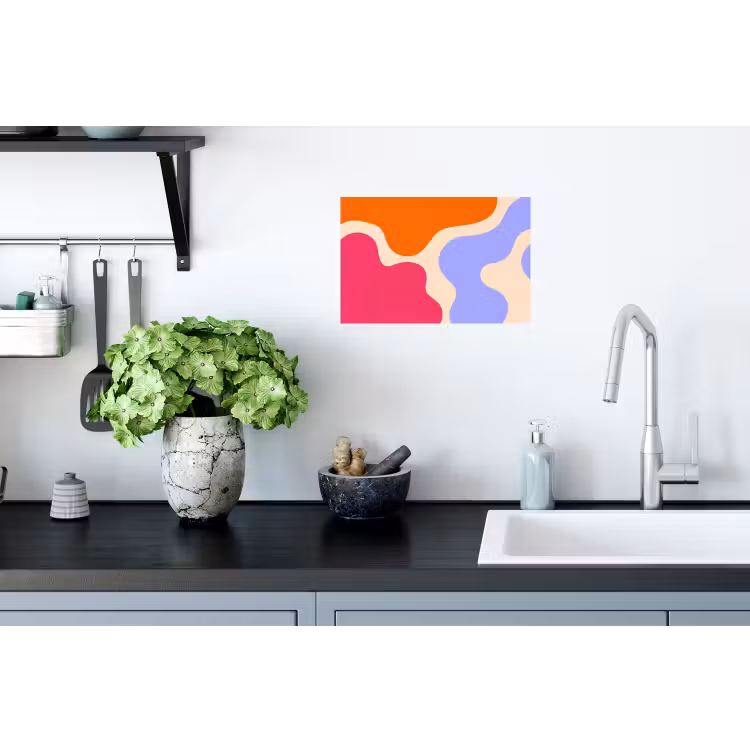 Muursticker - Abstract - Organische vormen - Design - Modern - Kleurrijk — 2