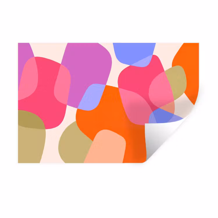 Muursticker - Abstract - Vormen - Modern - Kleurrijk — 1