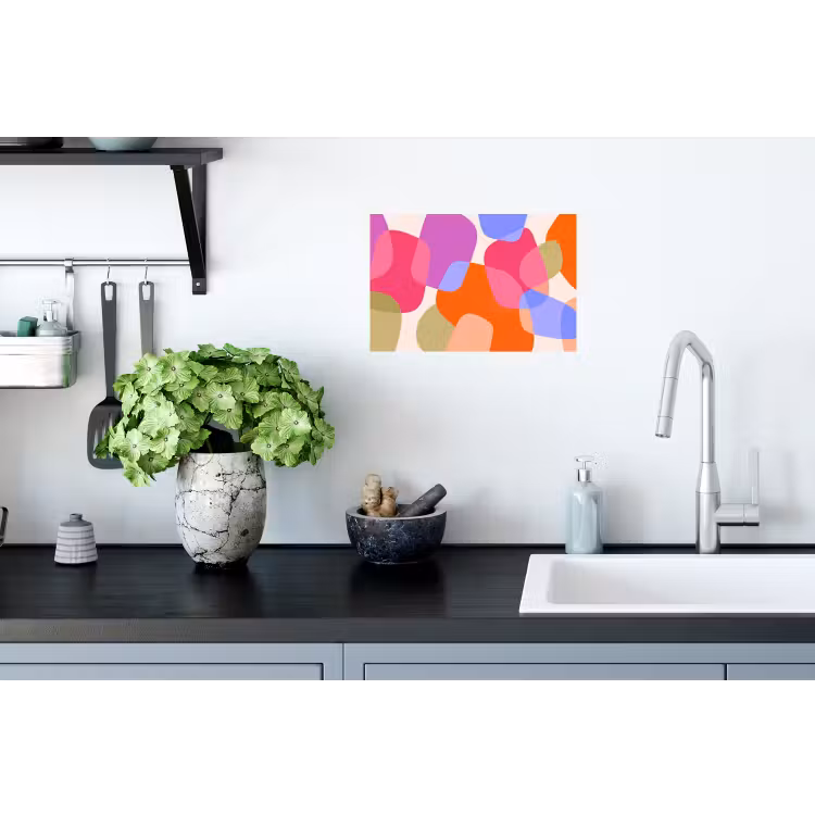 Muursticker - Abstract - Vormen - Modern - Kleurrijk — 2