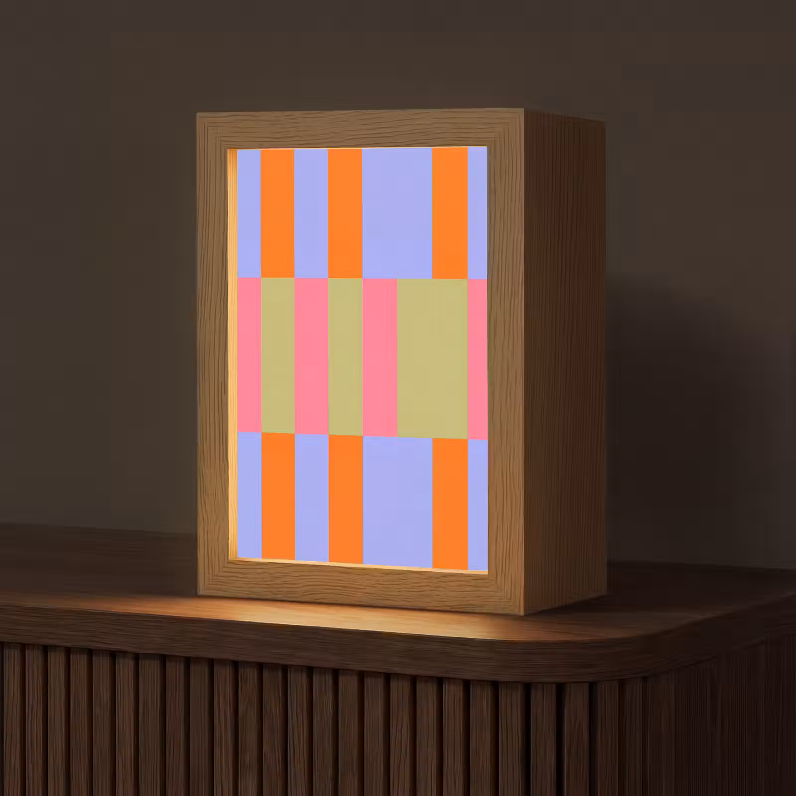 Gepersonaliseerd Lightbox - Abstract - Patroon - Geometrisch - Kleurrijk - Modern — 1