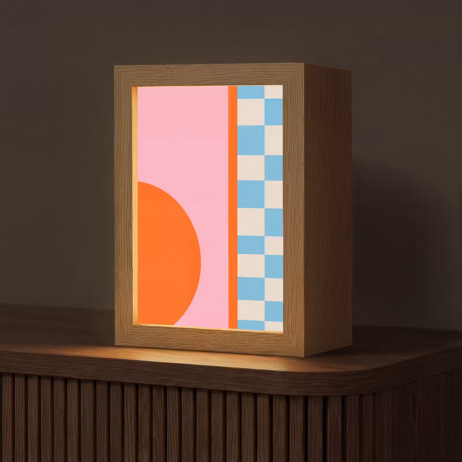 Gepersonaliseerd Lightbox - Abstract - Vormen - Geometrisch - Modern - Kleurrijk — 1