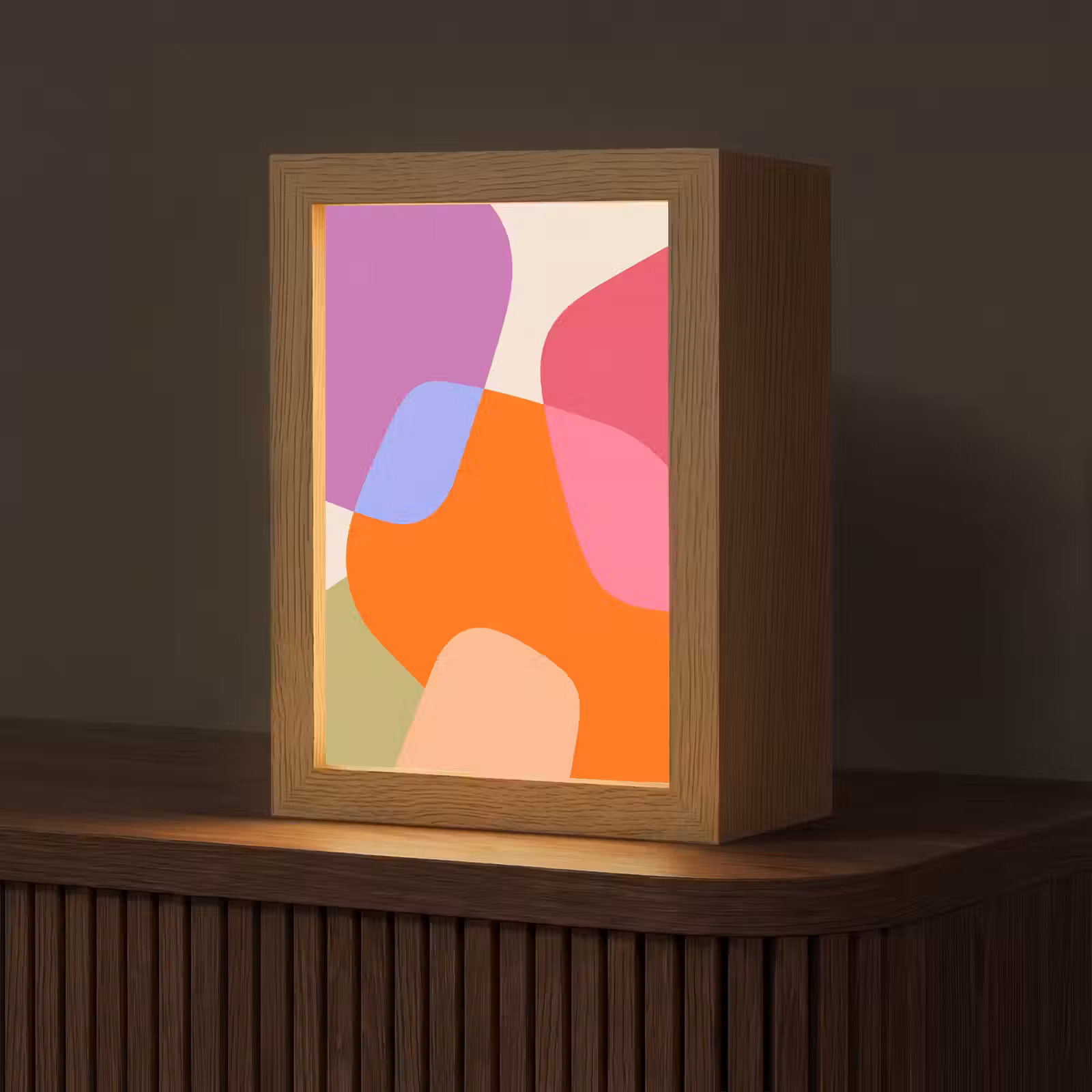 Gepersonaliseerd Lightbox - Abstract - Vormen - Modern - Kleurrijk — 1