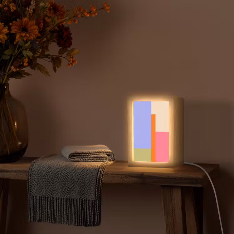 Gepersonaliseerd Lightbox - Abstract - Geometrie - Kunst - Modern - Kleurrijk — 3