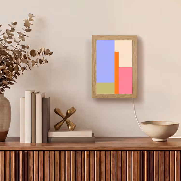 Gepersonaliseerd Lightbox - Abstract - Geometrie - Kunst - Modern - Kleurrijk — 4