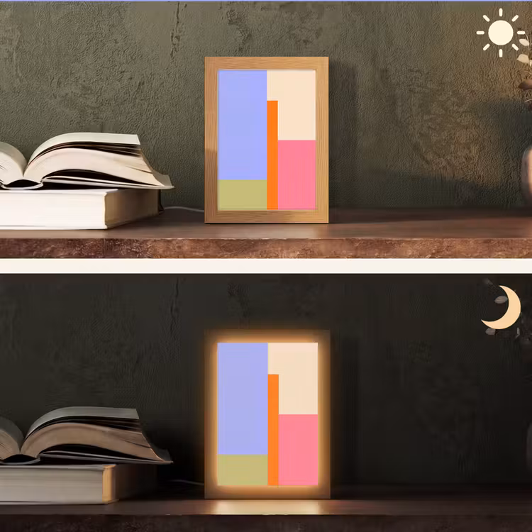 Gepersonaliseerd Lightbox - Abstract - Geometrie - Kunst - Modern - Kleurrijk — 5