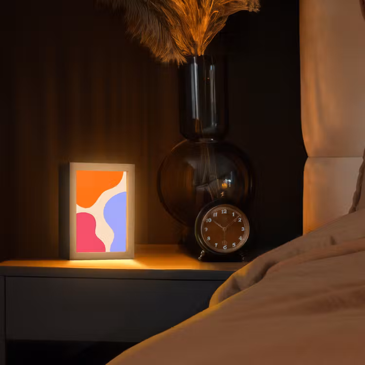 Gepersonaliseerd Lightbox - Abstract - Organische vormen - Design - Modern - Kleurrijk — 2