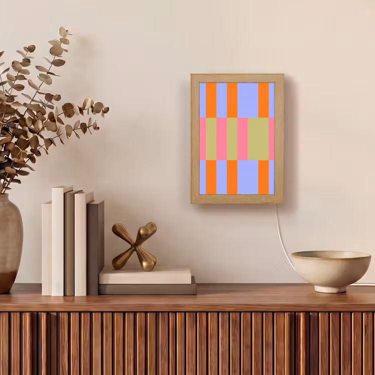 Gepersonaliseerd Lightbox - Abstract - Patroon - Geometrisch - Kleurrijk - Modern — 4