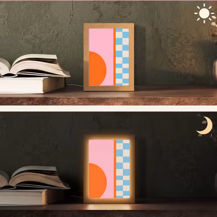 Gepersonaliseerd Lightbox - Abstract - Vormen - Geometrisch - Modern - Kleurrijk — 5