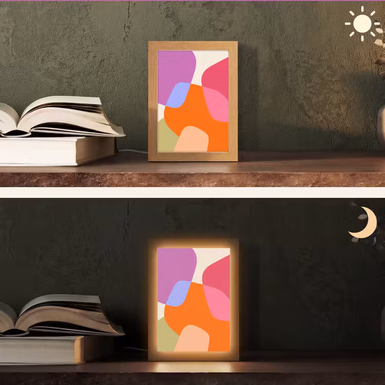 Gepersonaliseerd Lightbox - Abstract - Vormen - Modern - Kleurrijk — 5