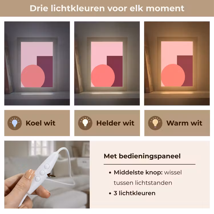 Gepersonaliseerd Lightbox - Abstract - Vormen - Roze - Modern - Design — 6