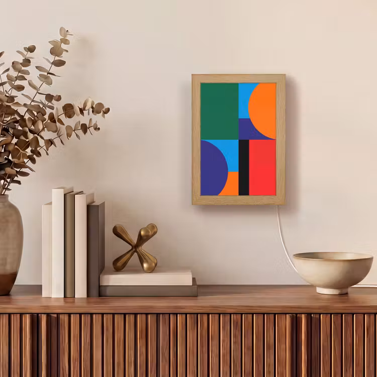 Gepersonaliseerd Lightbox - Geometrisch - Abstract - Vormen - Kleurrijk - Modern — 4