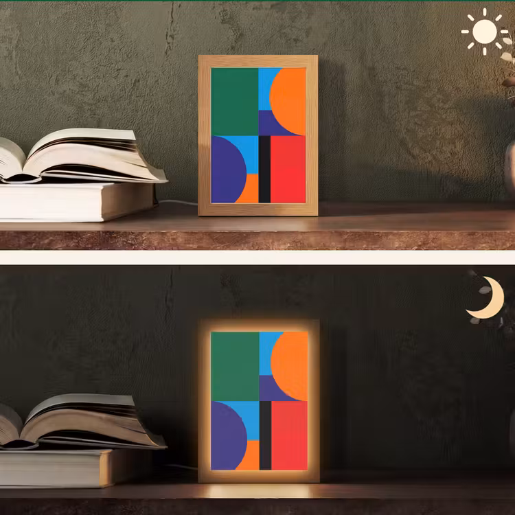 Gepersonaliseerd Lightbox - Geometrisch - Abstract - Vormen - Kleurrijk - Modern — 5