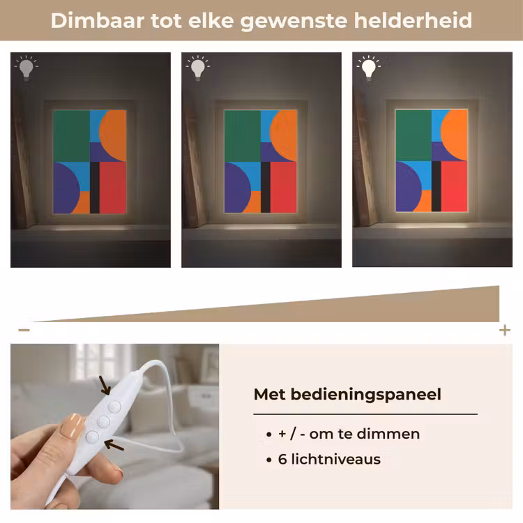 Gepersonaliseerd Lightbox - Geometrisch - Abstract - Vormen - Kleurrijk - Modern — 8
