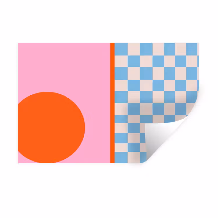 Muursticker - Abstract - Vormen - Geometrisch - Modern - Kleurrijk — 1