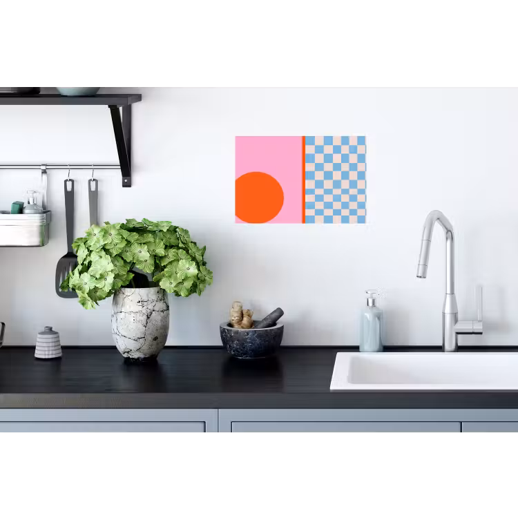 Muursticker - Abstract - Vormen - Geometrisch - Modern - Kleurrijk — 2