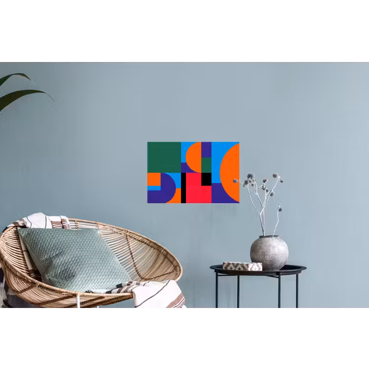 Muursticker - Geometrisch - Abstract - Vormen - Kleurrijk - Modern — 4