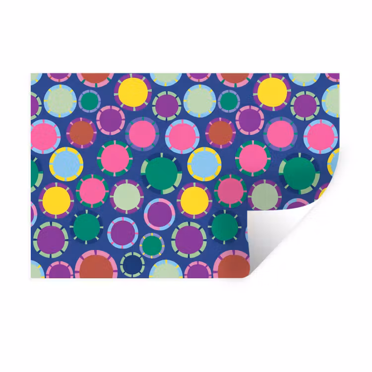 Muursticker - Patroon - Cirkels - Abstract - Kleurrijk — 1