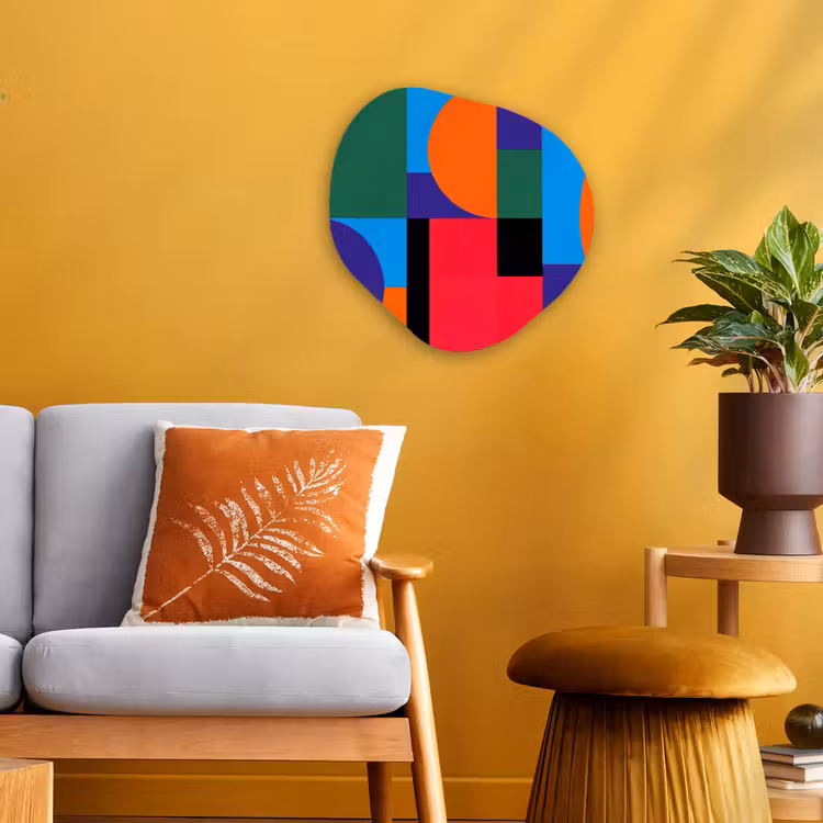 Organisch schilderij forex - Geometrisch - Abstract - Vormen - Kleurrijk - Modern — 3