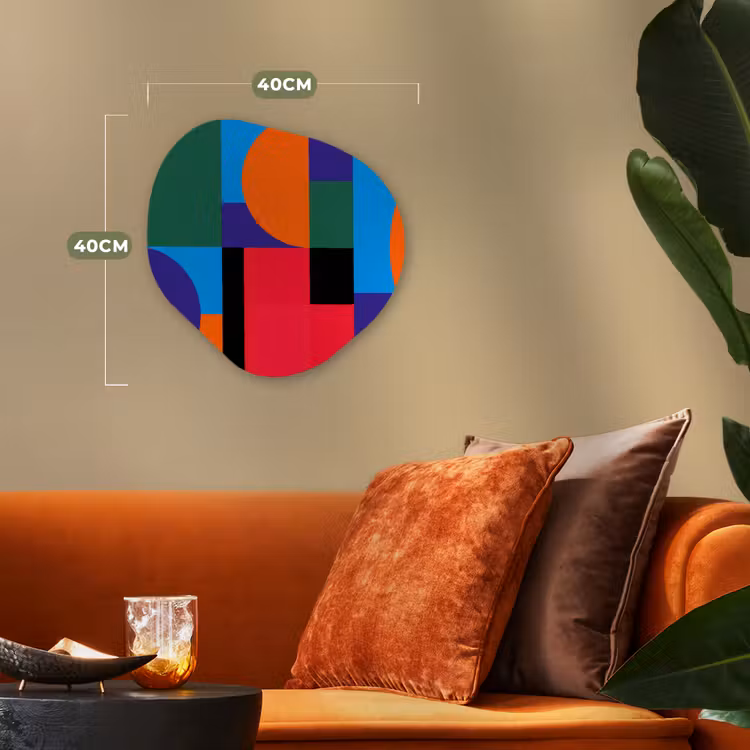 Organisch schilderij forex - Geometrisch - Abstract - Vormen - Kleurrijk - Modern — 4