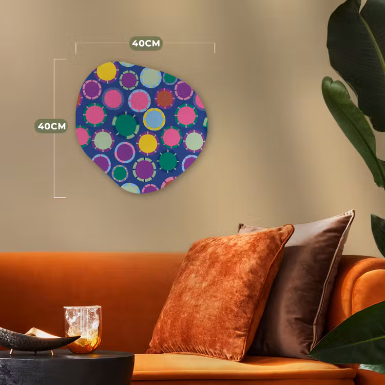 Organisch schilderij forex - Patroon - Cirkels - Abstract - Kleurrijk — 4