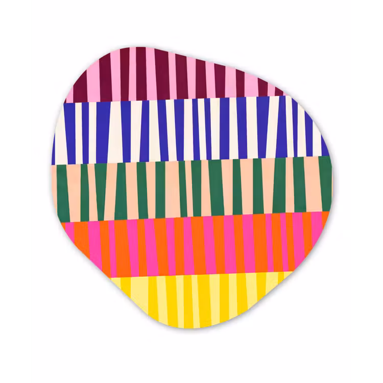 Organisch schilderij forex - Patroon - Strepen - Abstract - Modern - Kleurrijk — 1