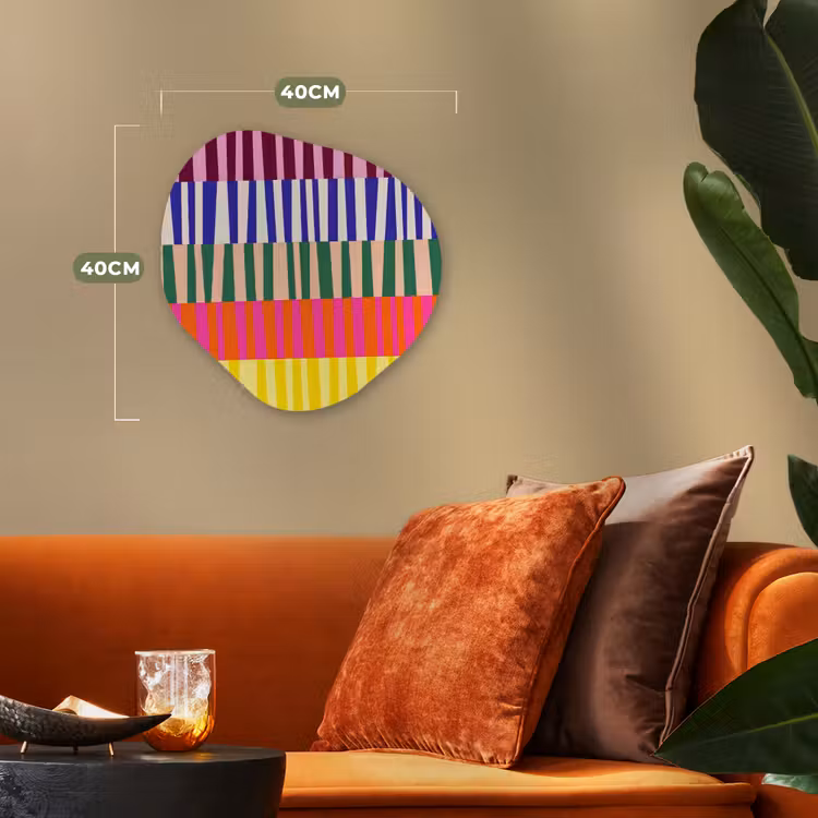 Organisch schilderij forex - Patroon - Strepen - Abstract - Modern - Kleurrijk — 4